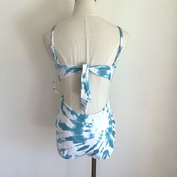 Bar III Aqua Twist-Front Monokini One-Piece Swimsuit XS - Picture 9 of 10